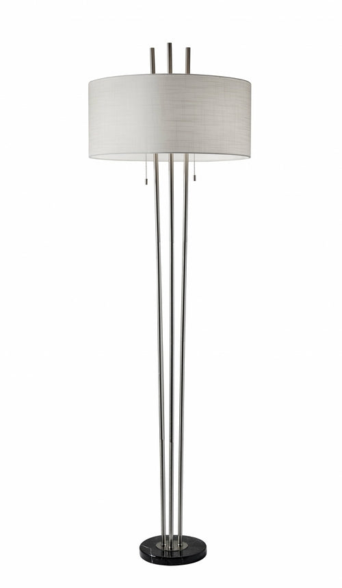 Black Metal Tapered Base Table Lamp